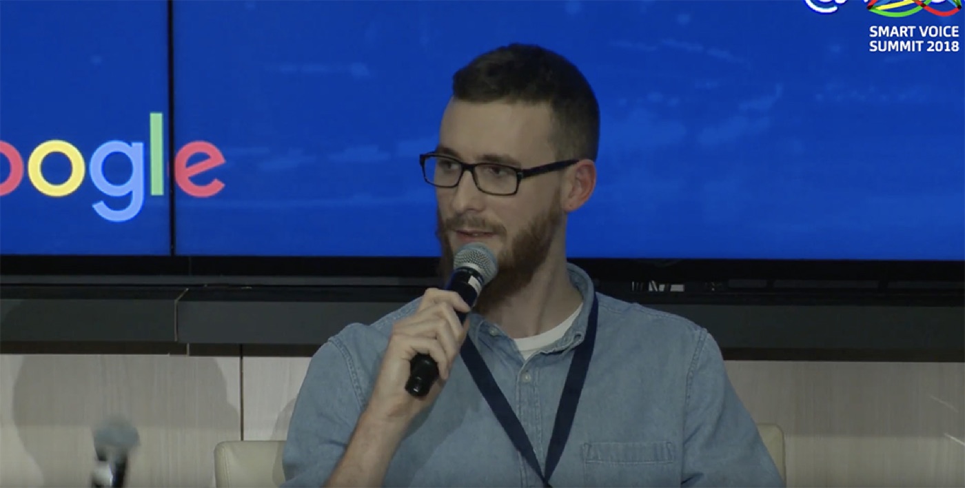 Tristan Charié au SmartVoice Summit — conférence Google, développeur web freelance, profil de terrain